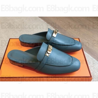 Hermes calfskin Buckle Oz  Mules Shoes 11 2024