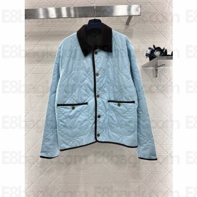 Louis Vuitton Monogram Padded Cotton Jacket blue 2024 