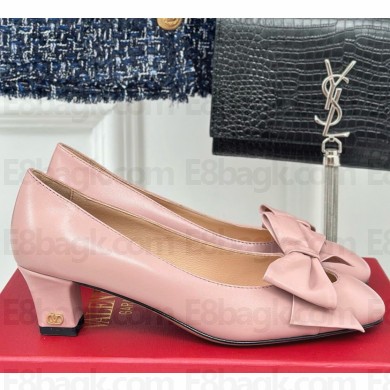Valentino Garavani Bowow pumps IN KIDSKIN 50MM pink 1113-2025