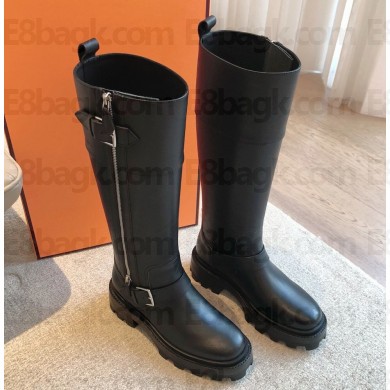 Hermes Jaimy Horse boots in calfskin Black 2024