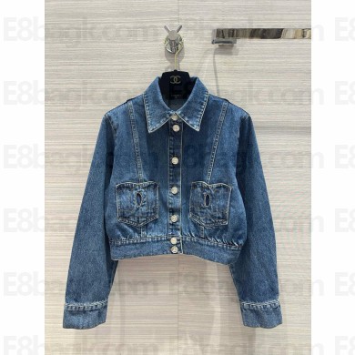 Chanel Coco Denim Jacket Blue 2024