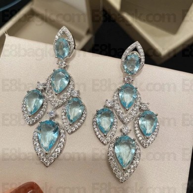 bvlgari blue diamonds earrings silver 2021