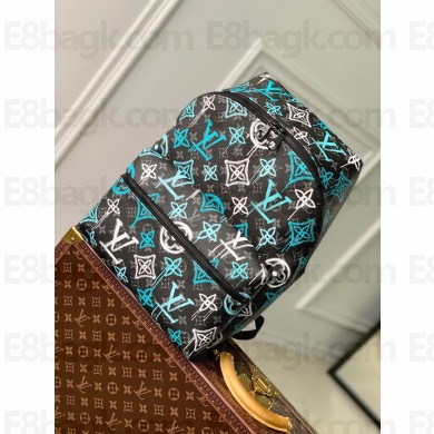 Louis Vuitton Discovery Backpack in LV Graffiti Green Monogram Eclipse Canvas M21395 2022
