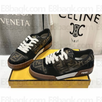 Fendi women's/men's Match FF Jacquard Low-Top Sneakers 02 2024