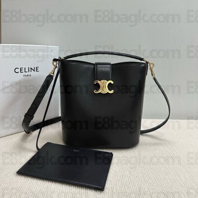 CELINE MEDIUM LOUISE BAG in SMOOTH CALFSKIN Black 2024