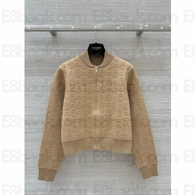 HERMES TORSADES CLIQUETIS UNIES ZIPPED JACKET KHAKI 2024 