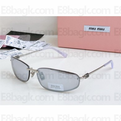 MIU MIU Nocturne SUNGLASSES silver 2025