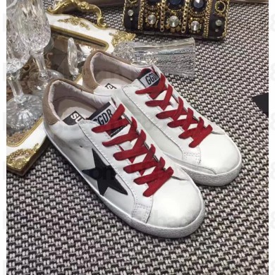 Golden Goose Deluxe Brand Superstar Sneakers White/Red 2018