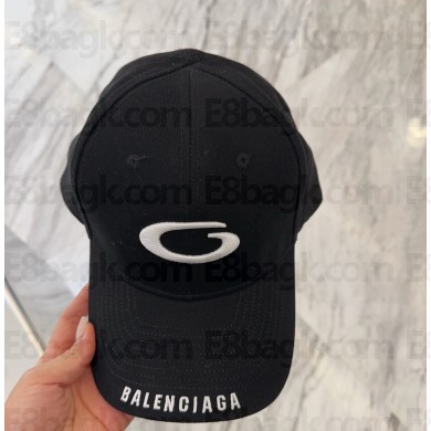 balenciaga Men's Loop Sports Icon Cap in Black/white 2025