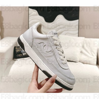 Chanel women/men Trainers Printed Calfskin sneakers G46082 1031-03 2024
