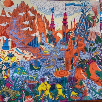 hermes 90x90cm square scarf 10 2021
