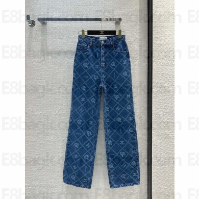 chanel camellias denim jeans 2023