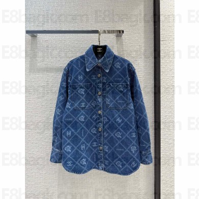 chanel camellias denim jacket 2023