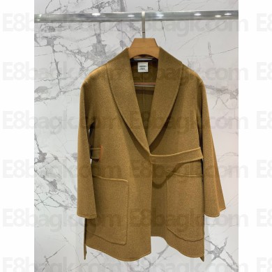 hermes cashmere long coat camel 2023