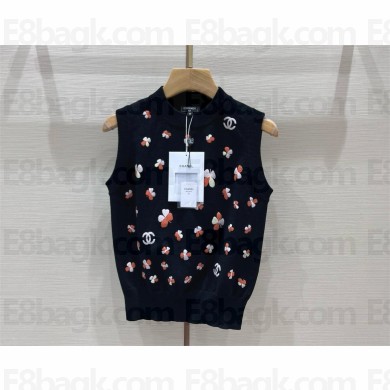 Chanel Cashmere Black & Multicolor TOP P76928 2024 