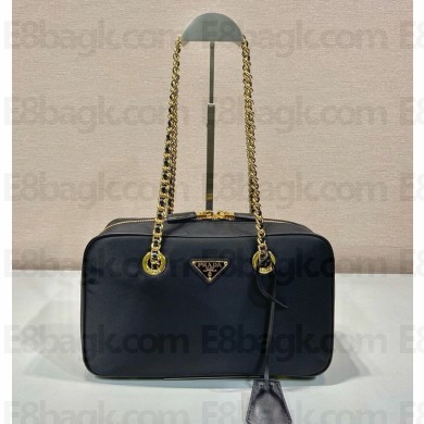 Prada Re-Nylon medium shoulder bag 1BB115A black 2024
