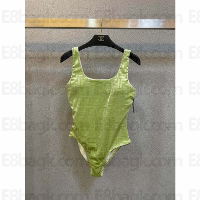 fendi green velvet SWIMSUIT 2023