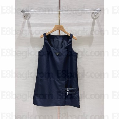 Prada Sleeveless Re-Nylon dress black 230715 2024 