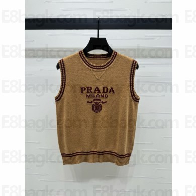 Prada  Intarsia ribbed vest 2024 