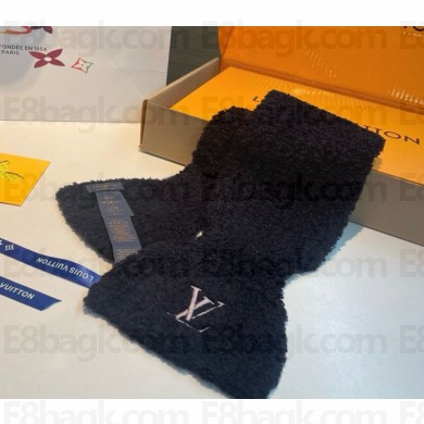 Louis Vuitton M90804 Only LV Mini Comfy Scarf  black 13 x 70 cm 2024