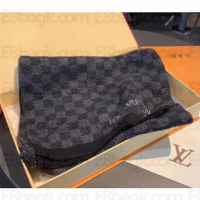 Louis Vuitton kint scarves black 32*180cm 1214-2024