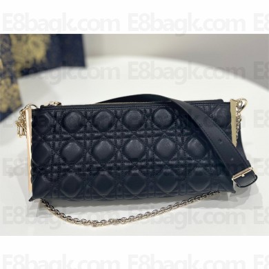 Dior Black Cannage Lambskin club bag 2023