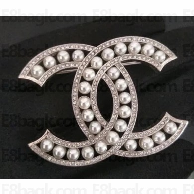 Chanel Brooch A64978 Silver 2018