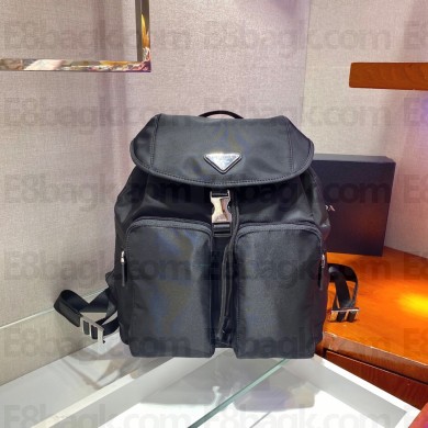 Prada Medidum Nylon Backpack 1BZ005 Black 2021