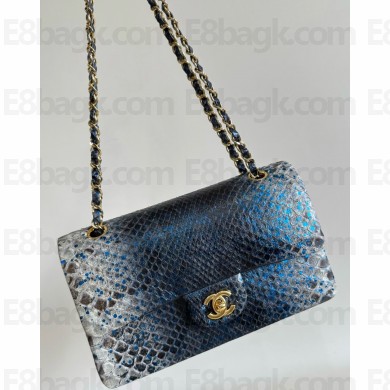 Chanel Python Medium Classic flap bag 1112 11 2024