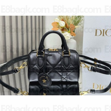 Dior Groove 16 Mini Bag in black Macrocannage Calfskin 2024