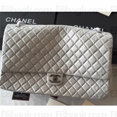 Chanel Original Leather Flap Shoulder Bag White