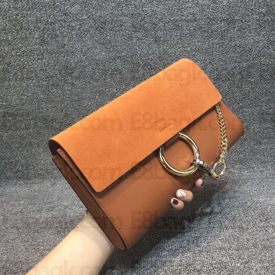 Chole Faye clutch orange(3)(SHANGYI-711603)