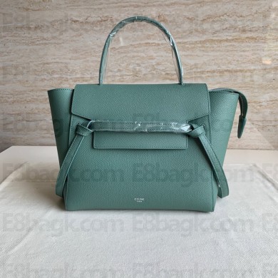 Celine MICRO Belt bag in grained calfskin BLUE 02 2024