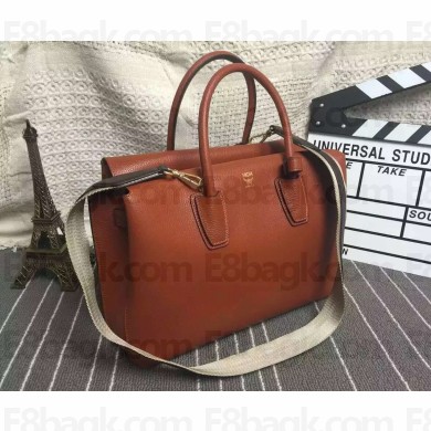 MCM MILLA TOTE IN BROWN