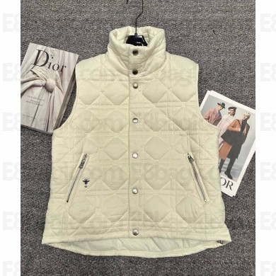 Dior Nylon and Padded Vest White 1101-2024