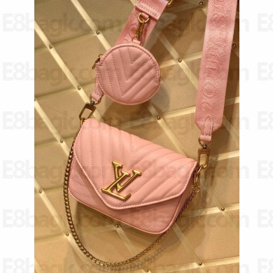 LOUIS VUITTON New Wave Multi-Pochette BAG M22477 Rose Ballerine Pink 2024
