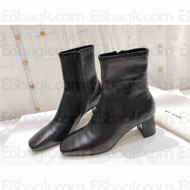 BY FAR Sofia 50mm ankle boots in calfskin black 2023
