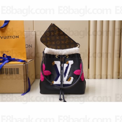 LOUIS VUITTON NOENOE MM M56963 BUCKET BAG BLACK