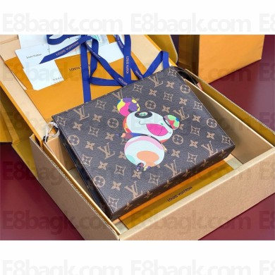 LV x TM Monogram coated canvas Trio Toiletry Pouch M13762 2025