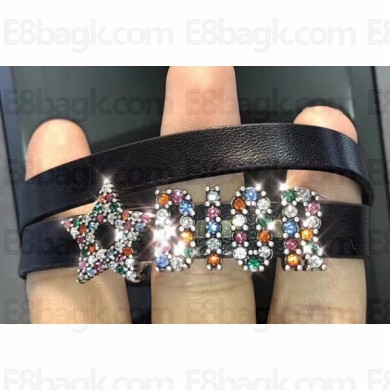 Dior Lambskin Necklace/Bracelet with Crystal 2018