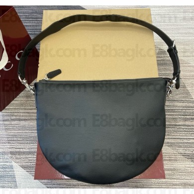 Gucci B small crossbody bag black leather 801887 2024