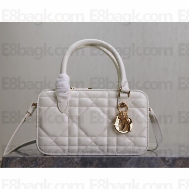 Dior My Dior mini doctor bag white Graphic Cannage Calfskin 2024