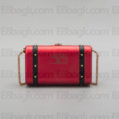 GUCCI RED Aluminum beauty case