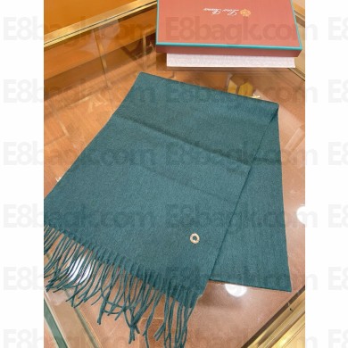 LORO PIANA CASHMERE Grande Unita Scarf green 2024