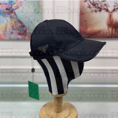 prada re-nylon baseball cap black