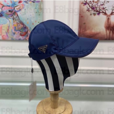 prada re-nylon baseball cap blue