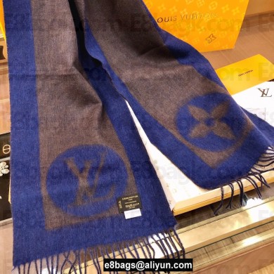 Louis Vuitton Cardiff Scarf 194x30cm BLUE