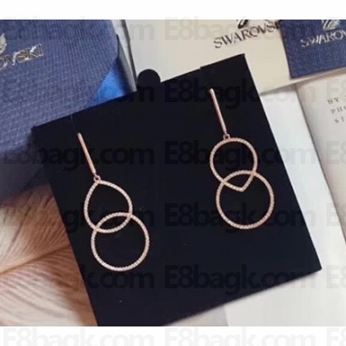 Swarovski Crystal Geometric Earrings Crystal/Gold 2018