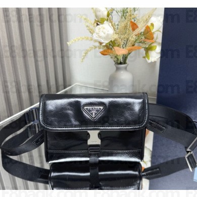 Prada Leather smartphone case 2ZH108 black 2024