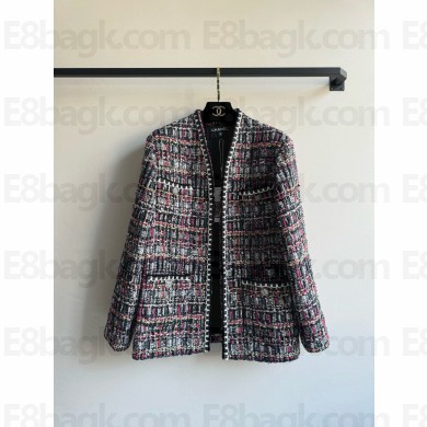 CHANEL Cotton & Wool Tweed Multicolor JACKET P77691 2024